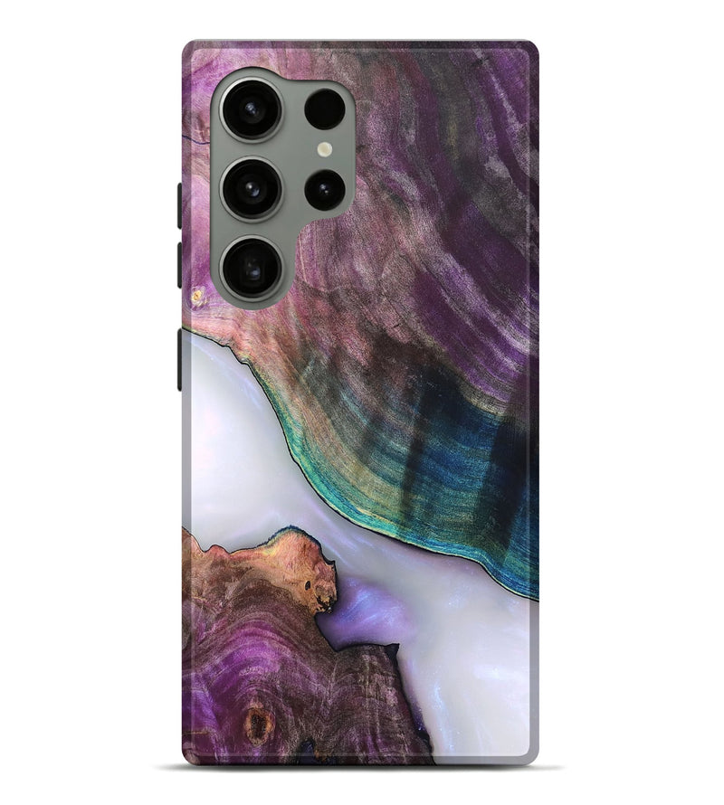 Galaxy S24 Ultra Wood Live Edge Phone Case - Jarod (Clear, 819242)