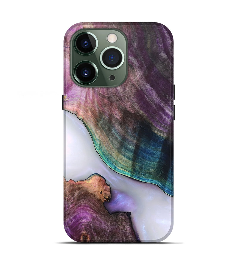 iPhone 13 Pro Wood Live Edge Phone Case - Jarod (Clear, 819242)