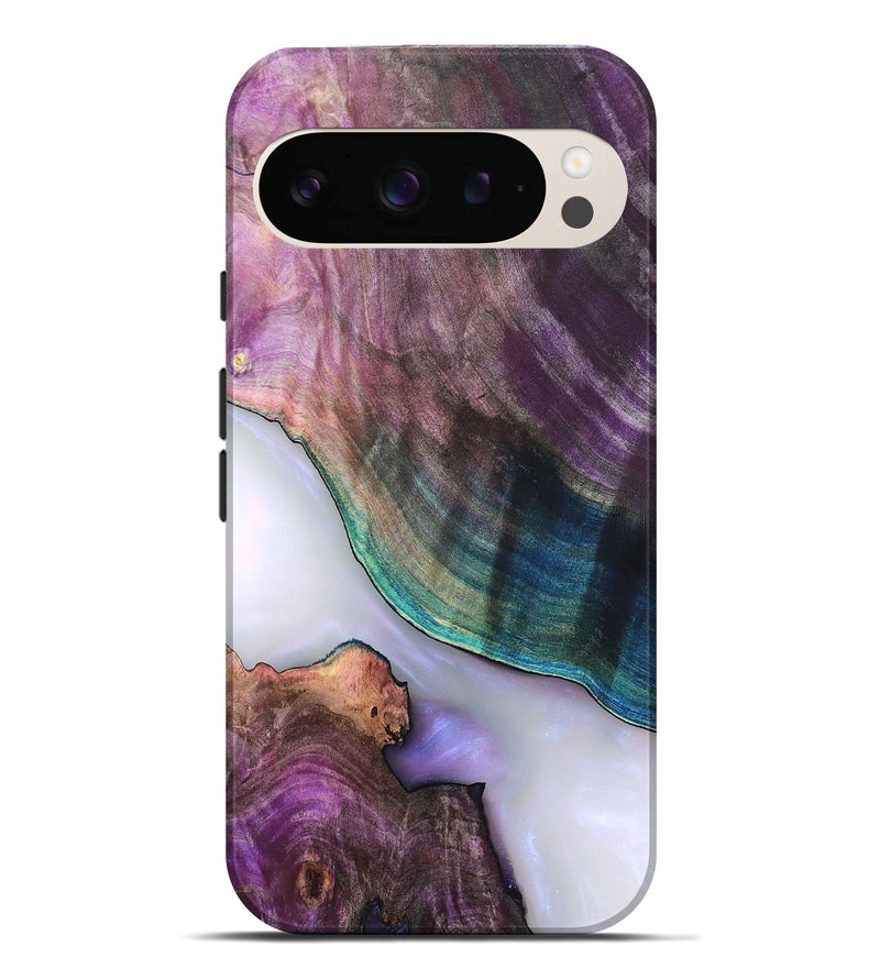 Pixel 9 Pro XL Wood Live Edge Phone Case - Jarod (Clear, 819242)