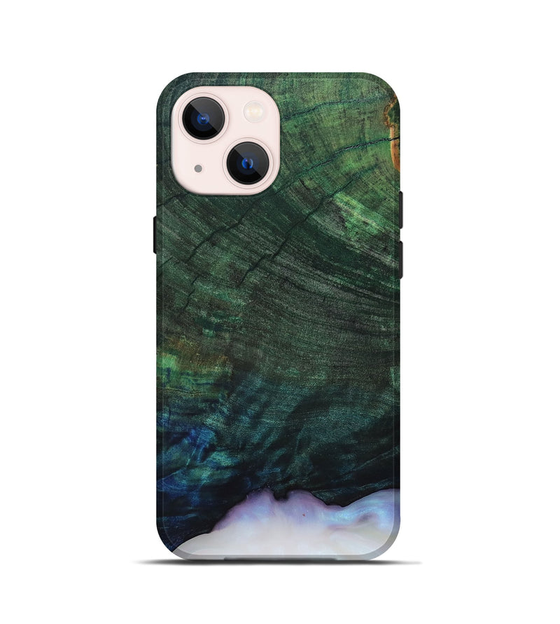 iPhone 13 mini Wood Live Edge Phone Case - Norita (Wood Burl, 819243)