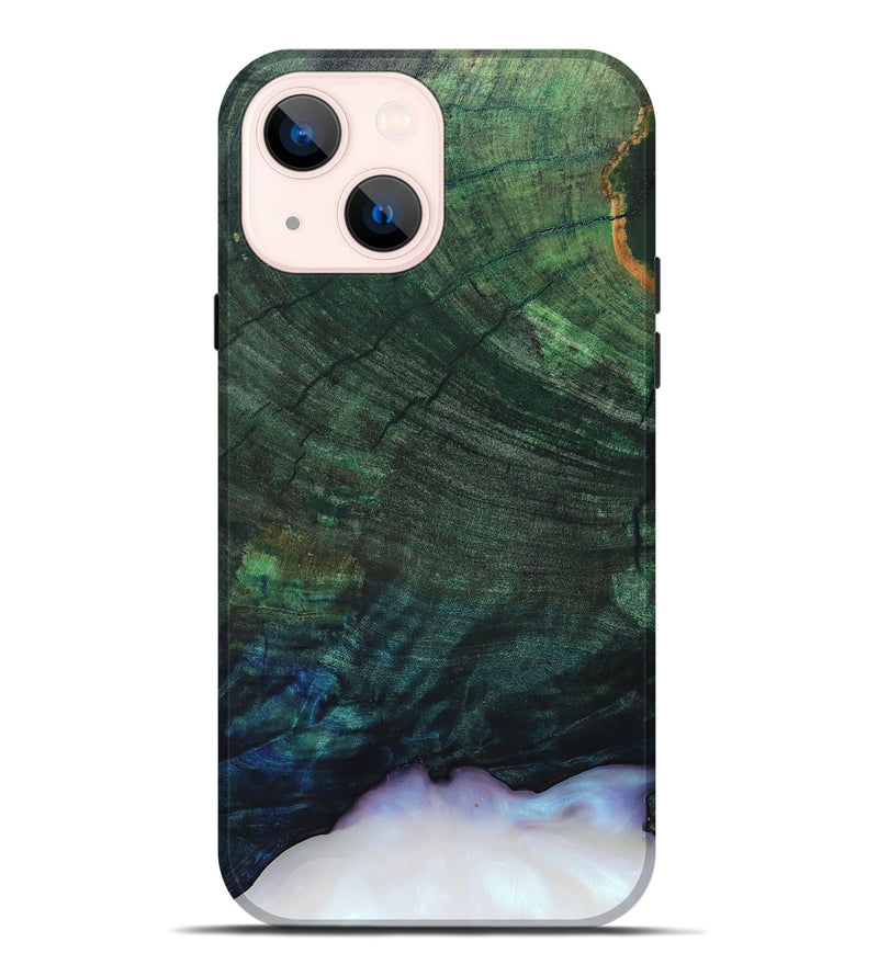 iPhone 14 Plus Wood Live Edge Phone Case - Norita (Wood Burl, 819243)