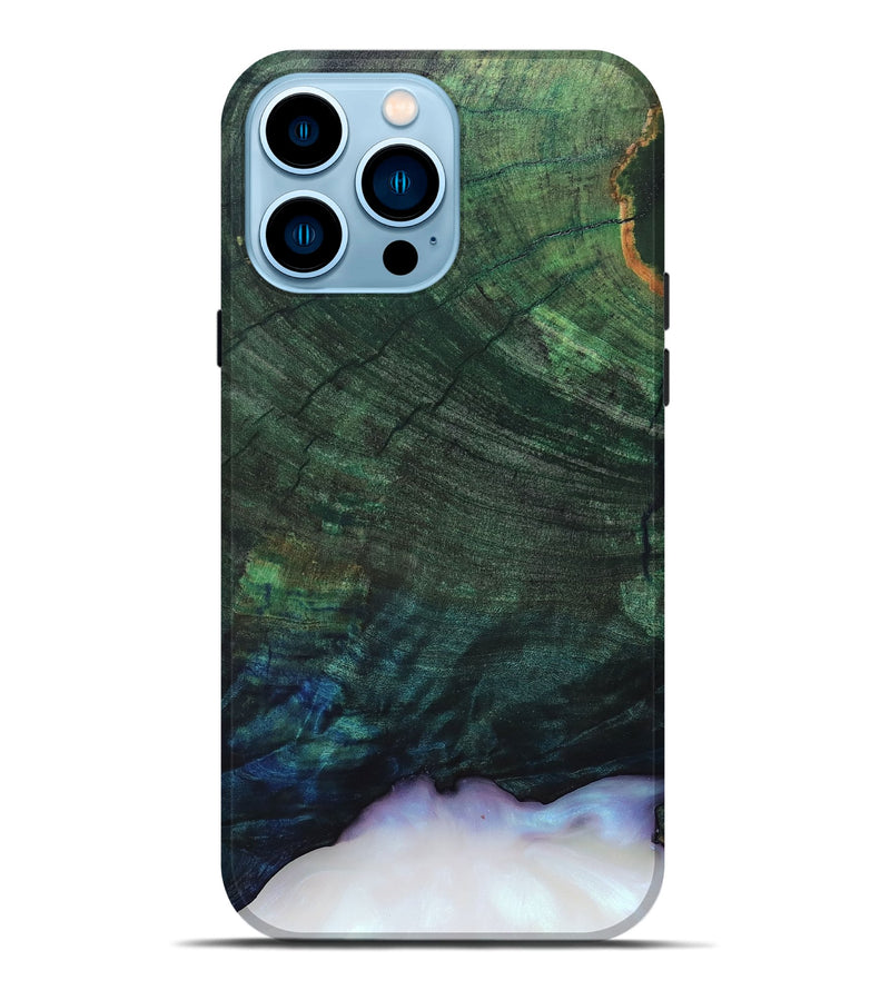 iPhone 14 Pro Max Wood Live Edge Phone Case - Norita (Wood Burl, 819243)