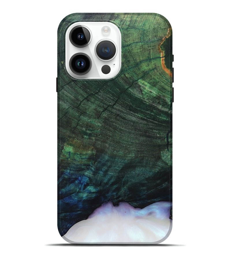 iPhone 15 Pro Max Wood Live Edge Phone Case - Norita (Wood Burl, 819243)