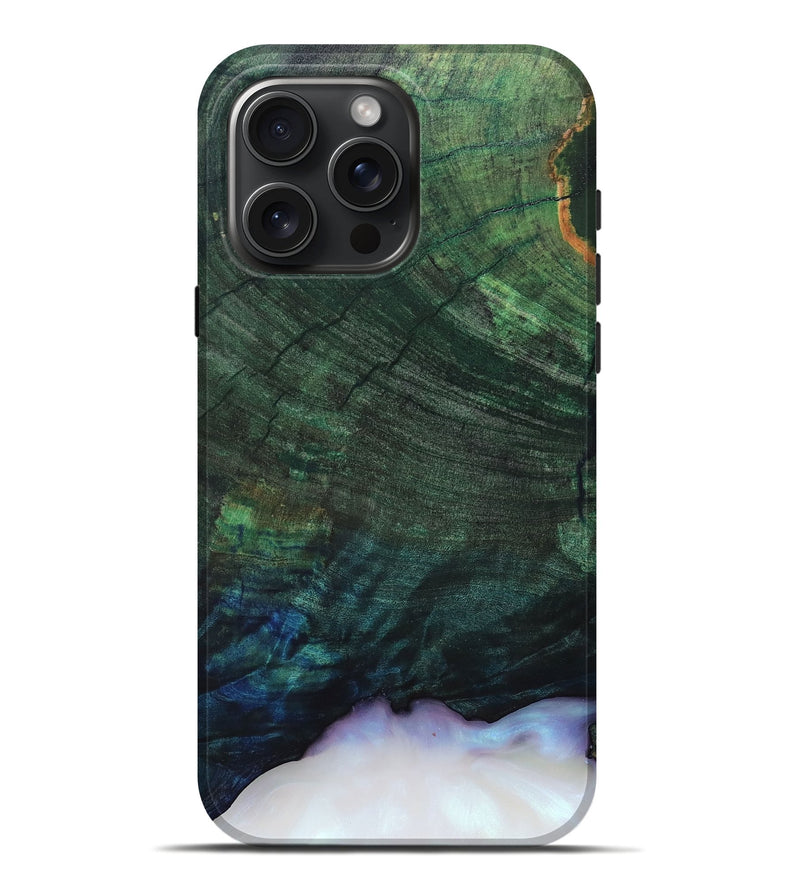 iPhone 16 Pro Max Wood Live Edge Phone Case - Norita (Wood Burl, 819243)