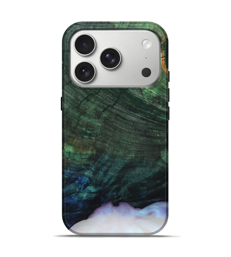 iPhone 17 Pro Wood Live Edge Phone Case - Norita (Wood Burl, 819243)