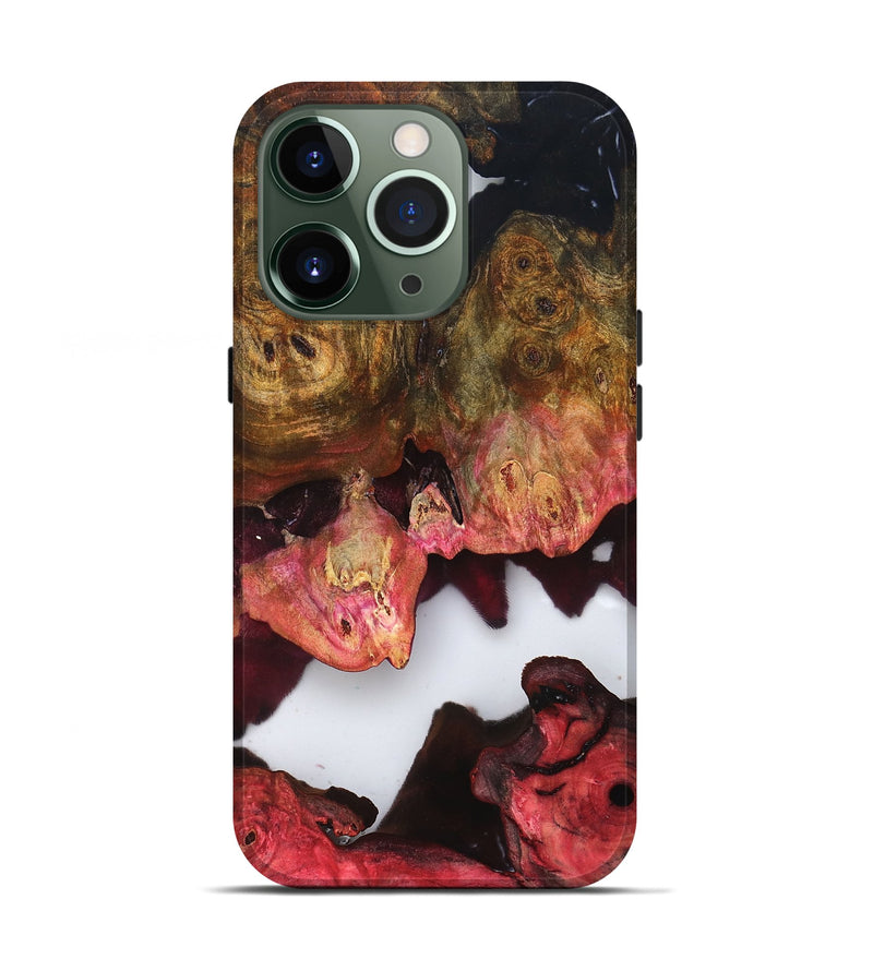 iPhone 13 Pro Wood Live Edge Phone Case - Macy (Clear, 819244)