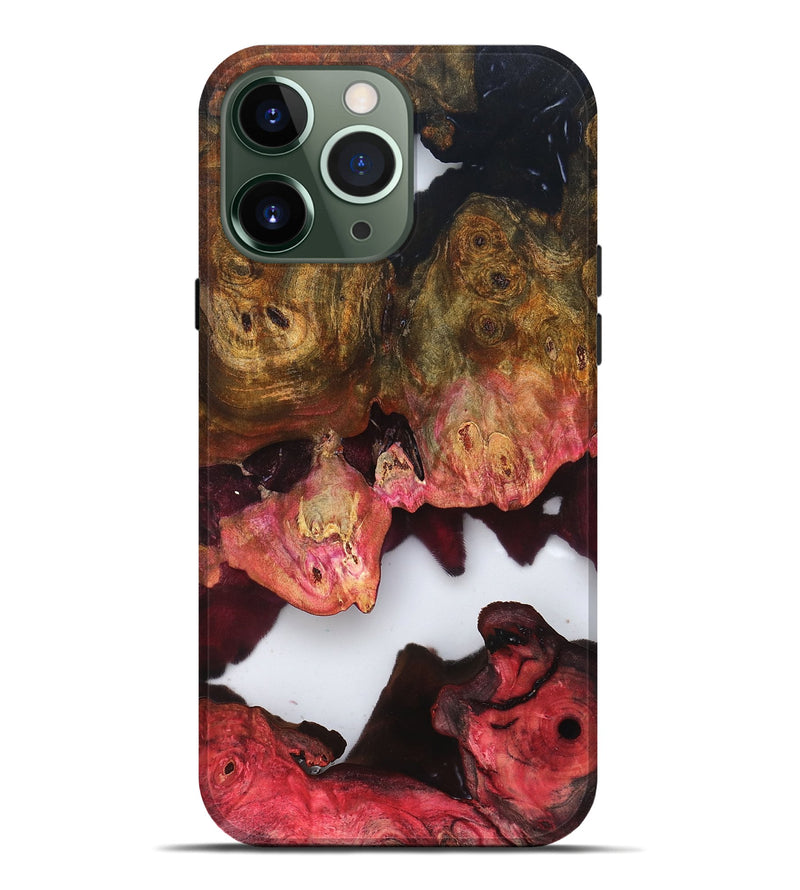iPhone 13 Pro Max Wood Live Edge Phone Case - Macy (Clear, 819244)