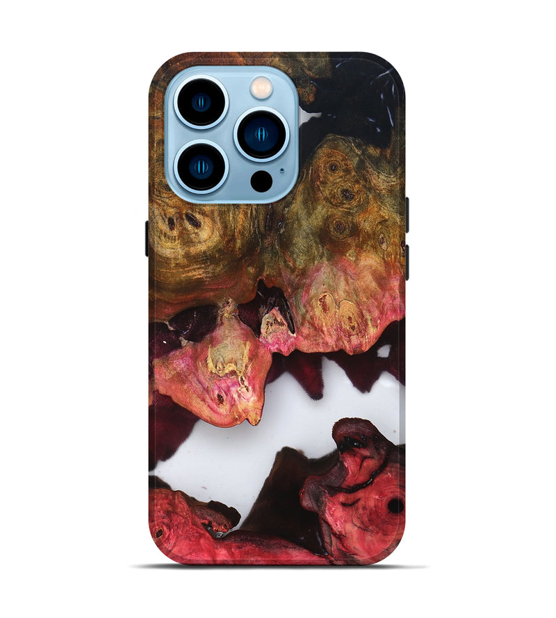 iPhone 14 Pro Wood Live Edge Phone Case - Macy (Clear, 819244)