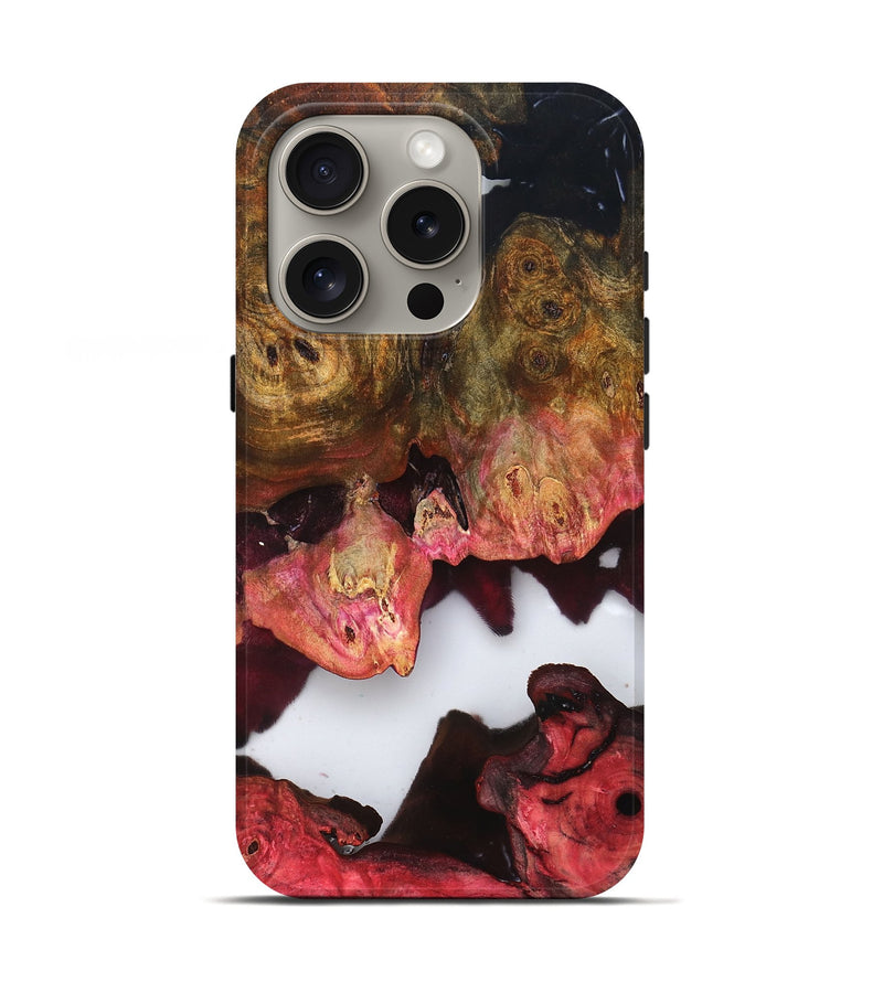 iPhone 16 Pro Wood Live Edge Phone Case - Macy (Clear, 819244)