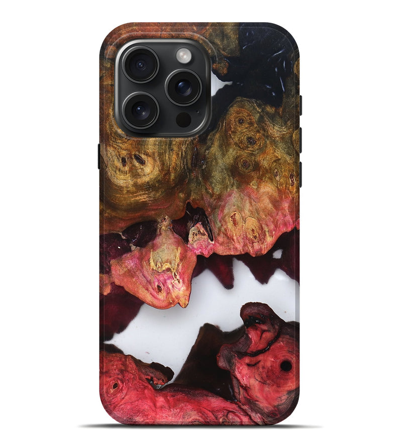 iPhone 16 Pro Max Wood Live Edge Phone Case - Macy (Clear, 819244)