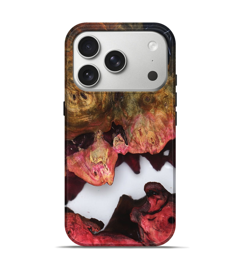 iPhone 17 Pro Wood Live Edge Phone Case - Macy (Clear, 819244)