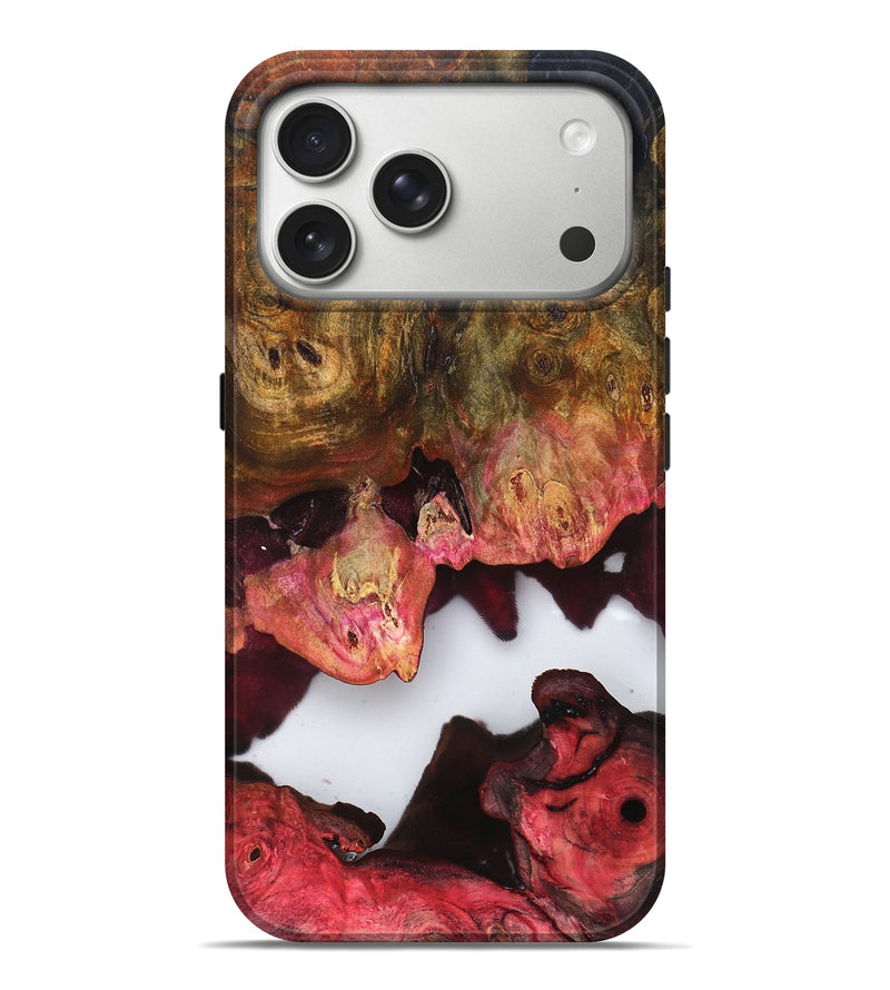 iPhone 17 Pro Max Wood Live Edge Phone Case - Macy (Clear, 819244)