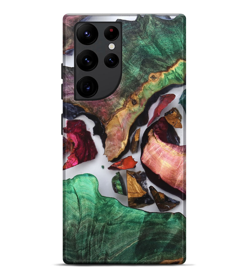 Galaxy S22 Ultra Wood Live Edge Phone Case - Sol (Clear, 819245)