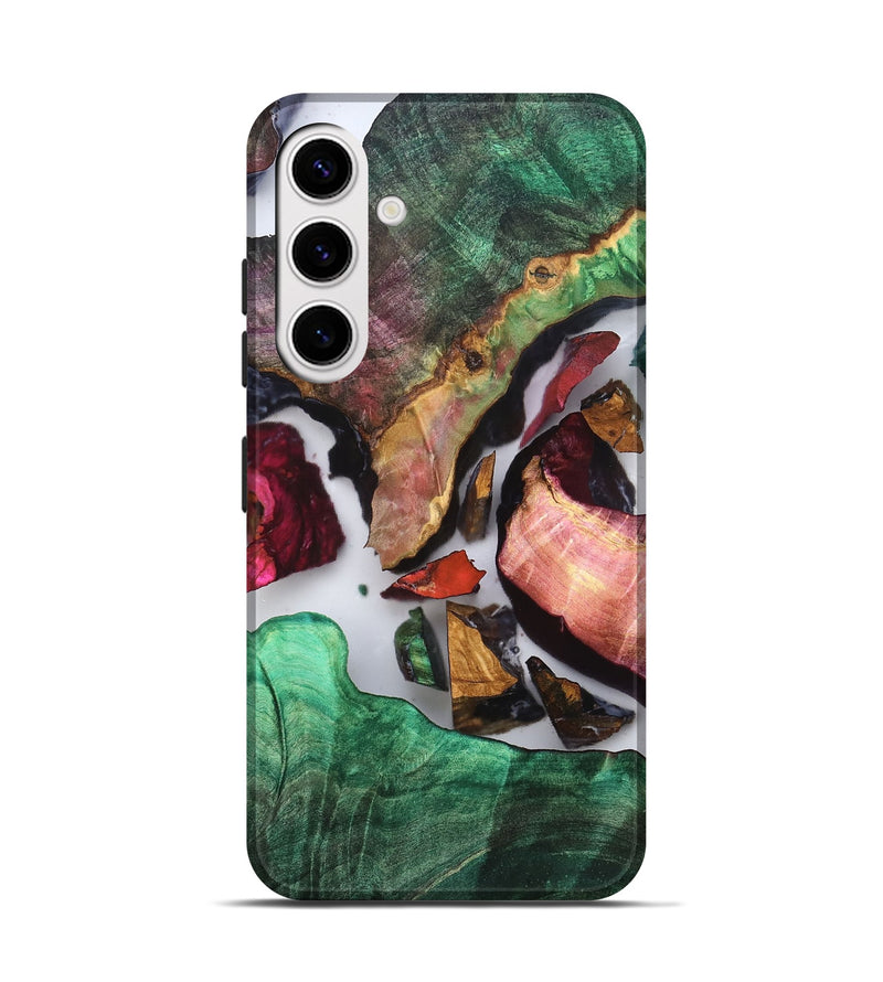 Galaxy S25 Wood Live Edge Phone Case - Sol (Clear, 819245)