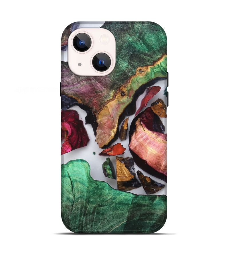 iPhone 13 Wood Live Edge Phone Case - Sol (Clear, 819245)