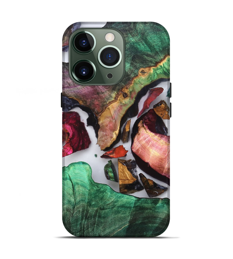 iPhone 13 Pro Wood Live Edge Phone Case - Sol (Clear, 819245)