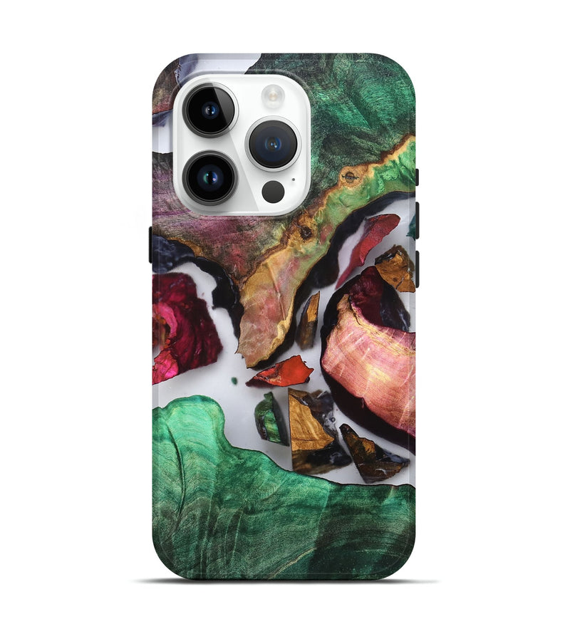 iPhone 15 Pro Wood Live Edge Phone Case - Sol (Clear, 819245)