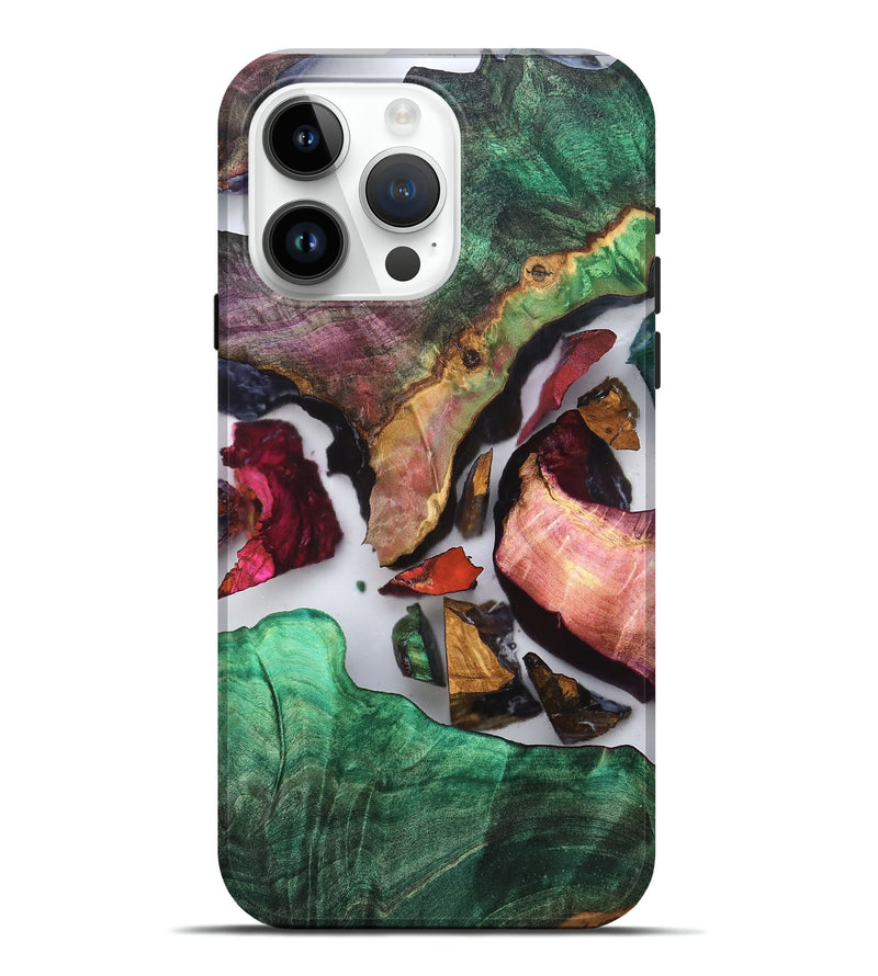 iPhone 15 Pro Max Wood Live Edge Phone Case - Sol (Clear, 819245)