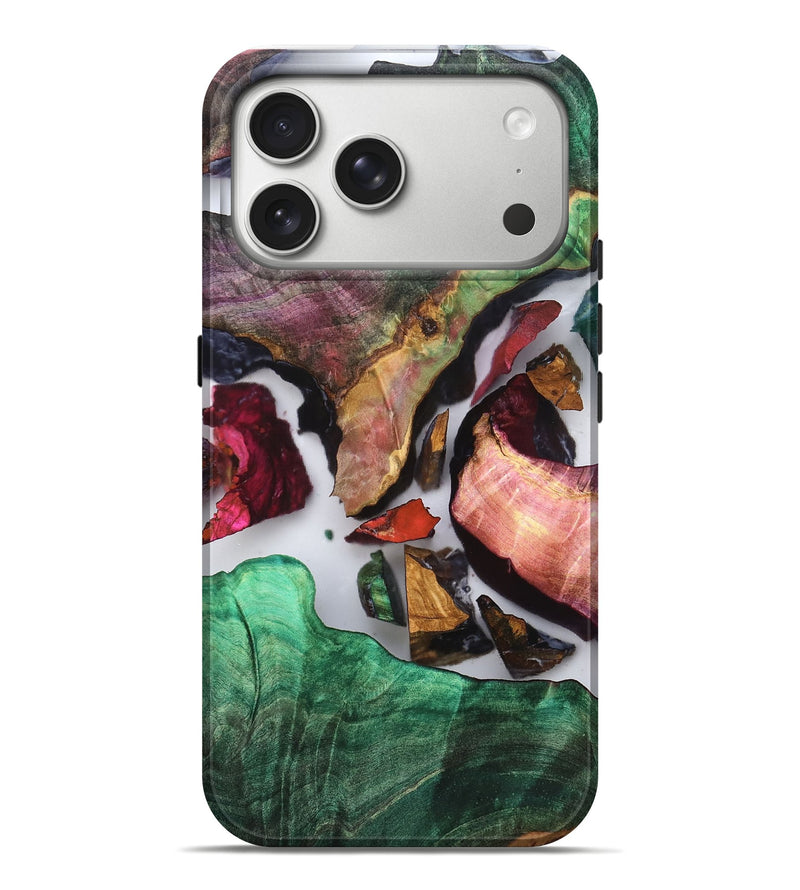 iPhone 17 Pro Max Wood Live Edge Phone Case - Sol (Clear, 819245)