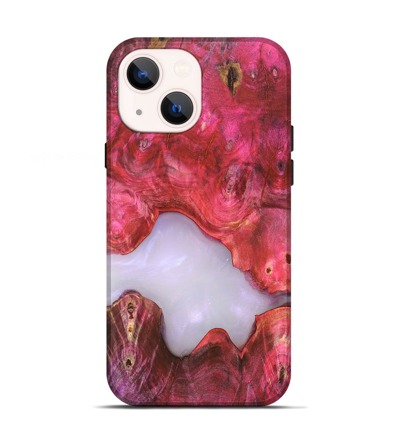 iPhone 13 Wood Live Edge Phone Case - Beckham (Clear, 819246)