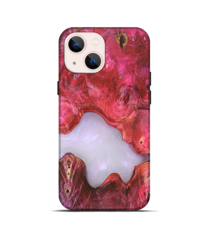 iPhone 13 mini Wood Live Edge Phone Case - Beckham (Clear, 819246)