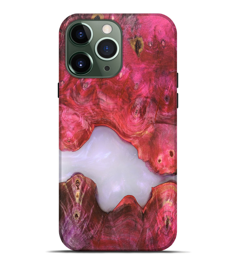 iPhone 13 Pro Max Wood Live Edge Phone Case - Beckham (Clear, 819246)