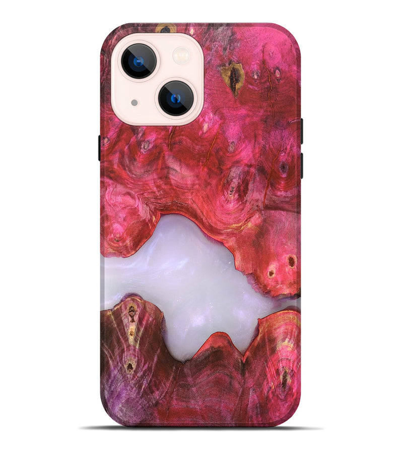iPhone 14 Plus Wood Live Edge Phone Case - Beckham (Clear, 819246)