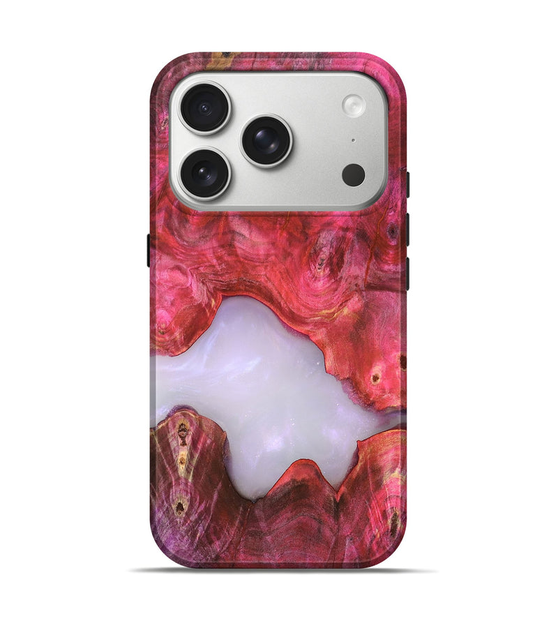 iPhone 17 Pro Wood Live Edge Phone Case - Beckham (Clear, 819246)