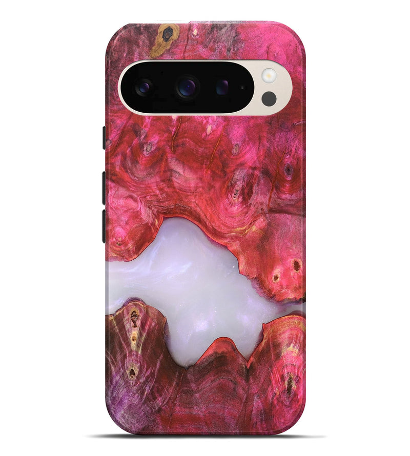 Pixel 10 Pro XL Wood Live Edge Phone Case - Beckham (Clear, 819246)