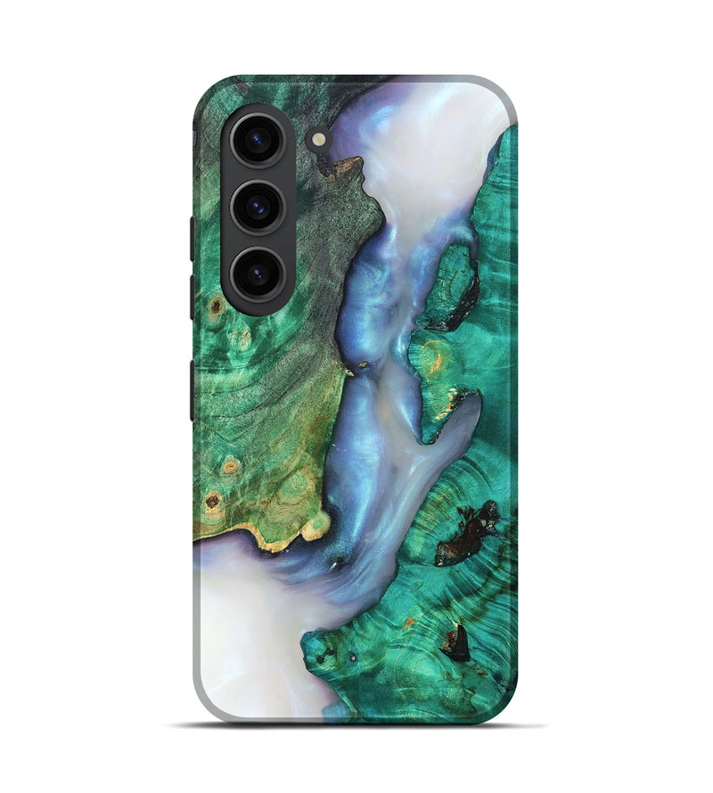 Galaxy S23 Wood Live Edge Phone Case - Rowena (Clear, 819247)