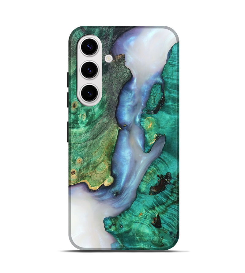 Galaxy S25 Wood Live Edge Phone Case - Rowena (Clear, 819247)
