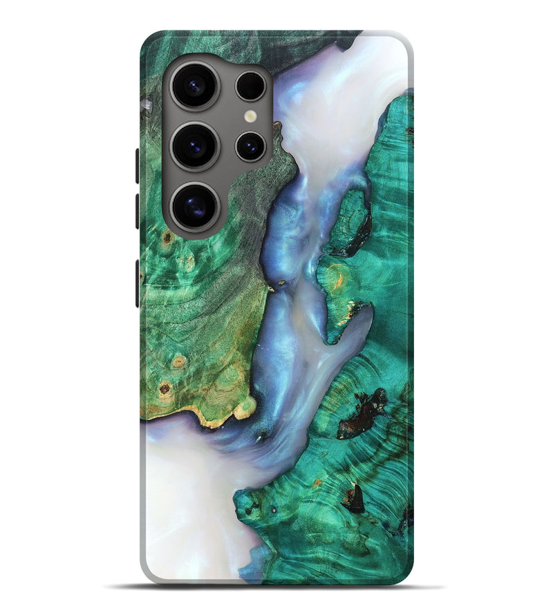 Galaxy S25 Ultra Wood Live Edge Phone Case - Rowena (Clear, 819247)
