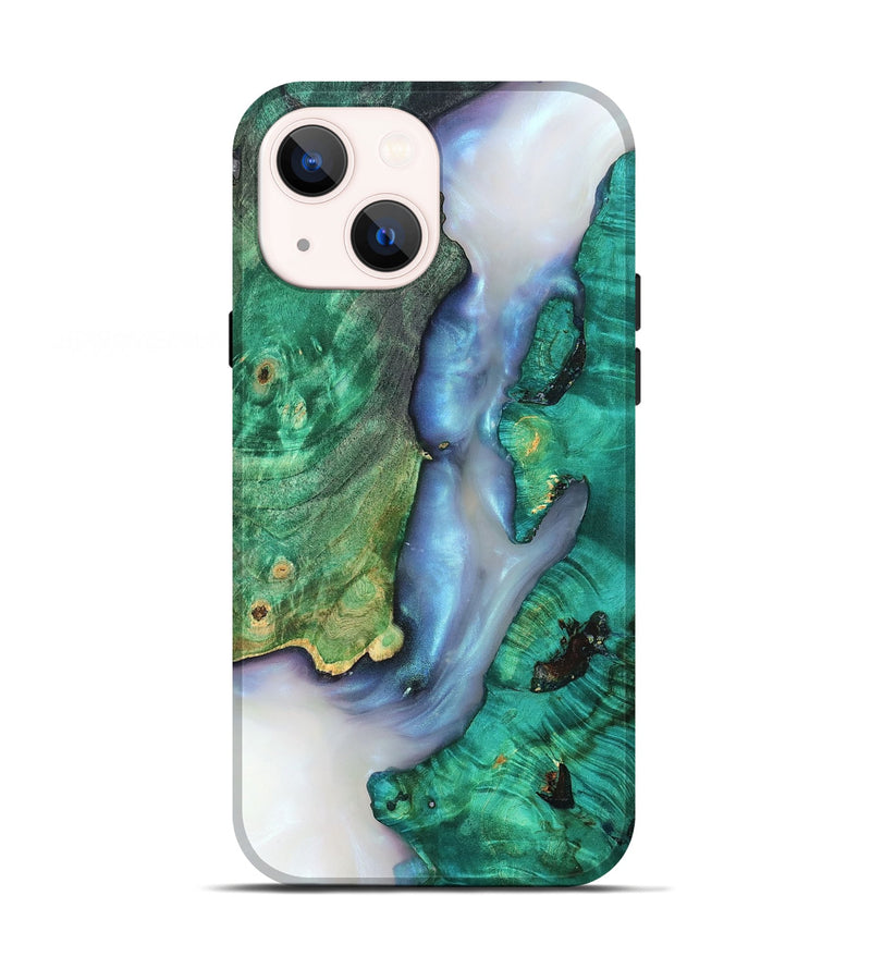 iPhone 13 Wood Live Edge Phone Case - Rowena (Clear, 819247)