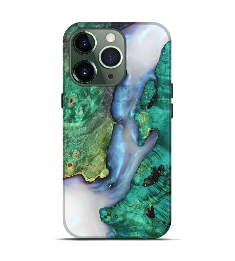 iPhone 13 Pro Wood Live Edge Phone Case - Rowena (Clear, 819247)