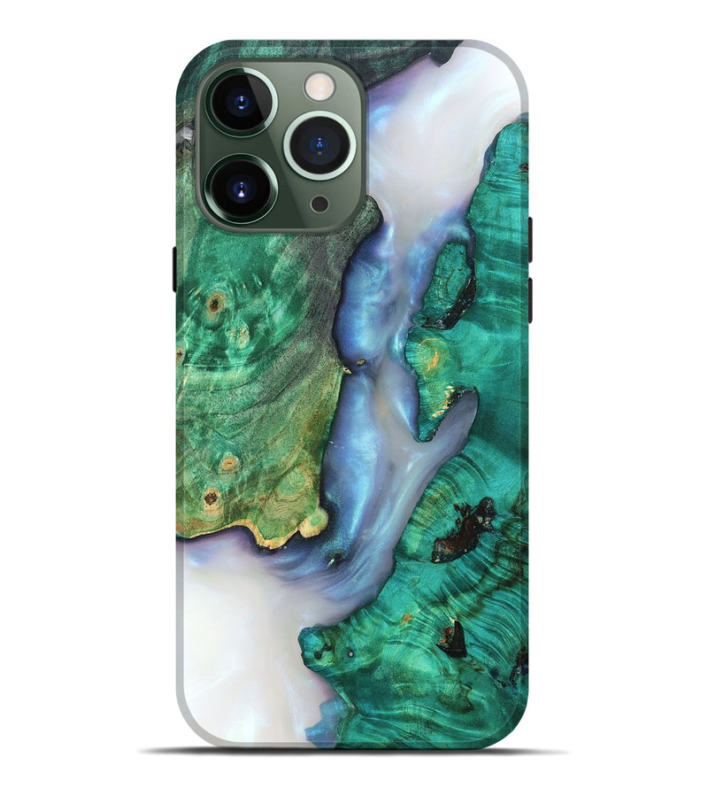 iPhone 13 Pro Max Wood Live Edge Phone Case - Rowena (Clear, 819247)