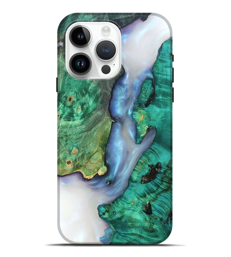 iPhone 15 Pro Max Wood Live Edge Phone Case - Rowena (Clear, 819247)