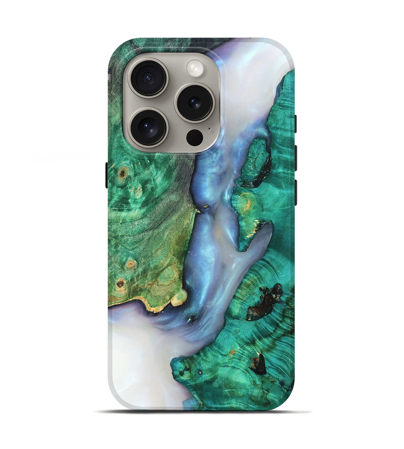 iPhone 16 Pro Wood Live Edge Phone Case - Rowena (Clear, 819247)