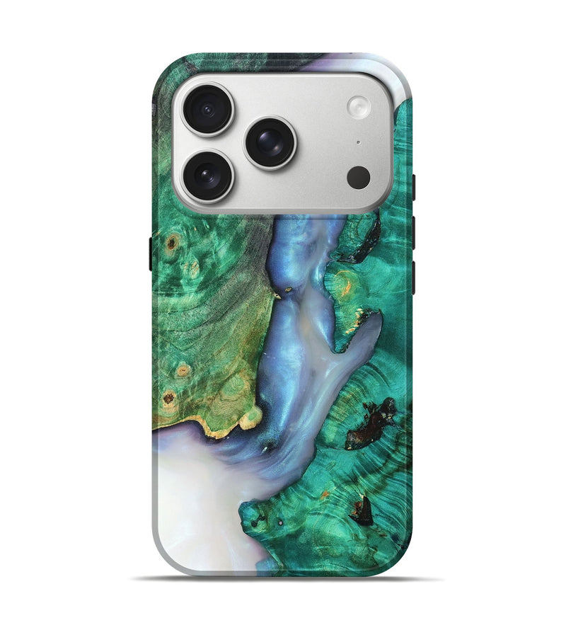 iPhone 17 Pro Wood Live Edge Phone Case - Rowena (Clear, 819247)