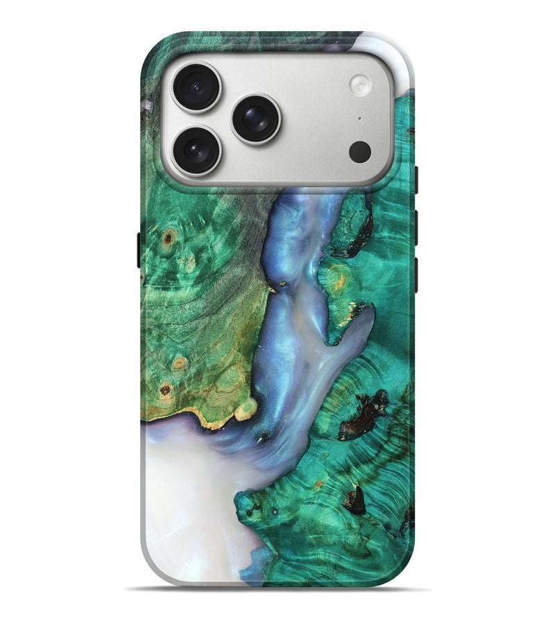 iPhone 17 Pro Max Wood Live Edge Phone Case - Rowena (Clear, 819247)