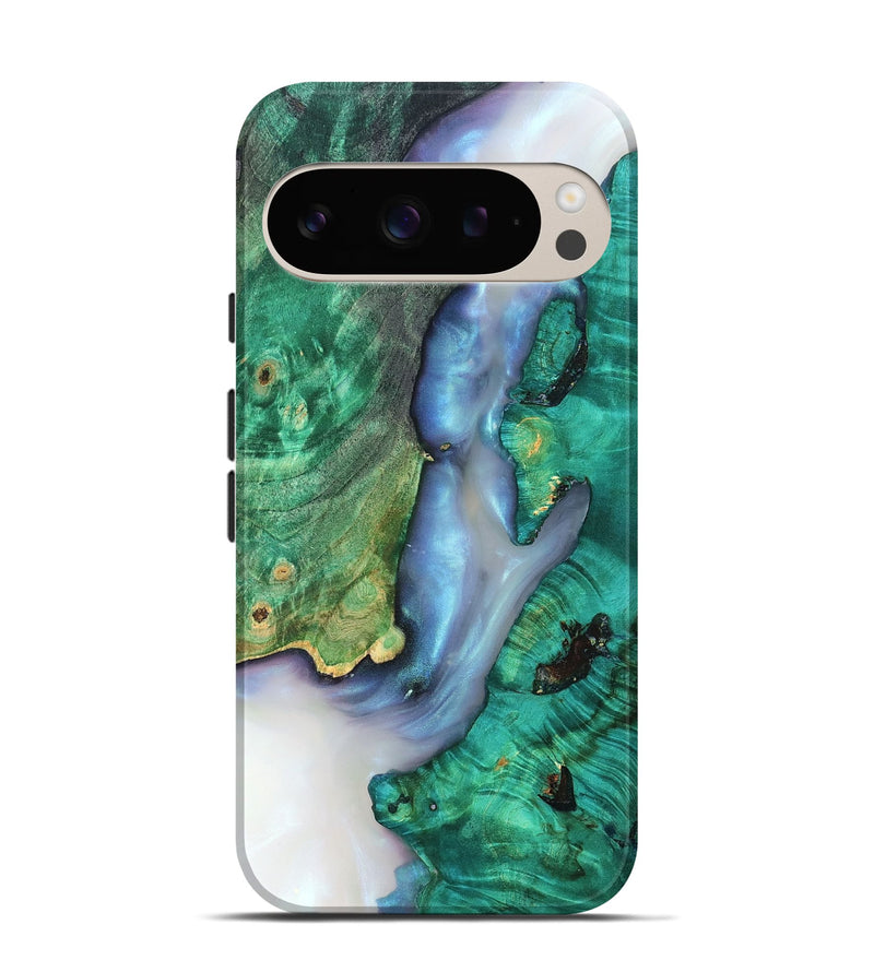 Pixel 9 Pro Wood Live Edge Phone Case - Rowena (Clear, 819247)
