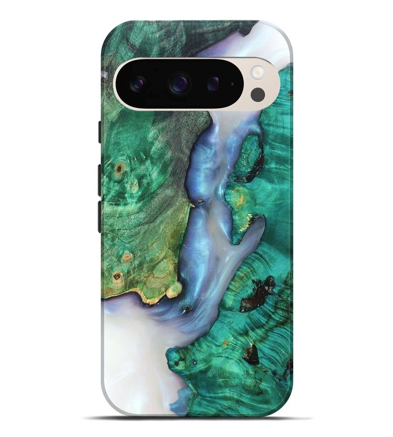 Pixel 9 Pro XL Wood Live Edge Phone Case - Rowena (Clear, 819247)