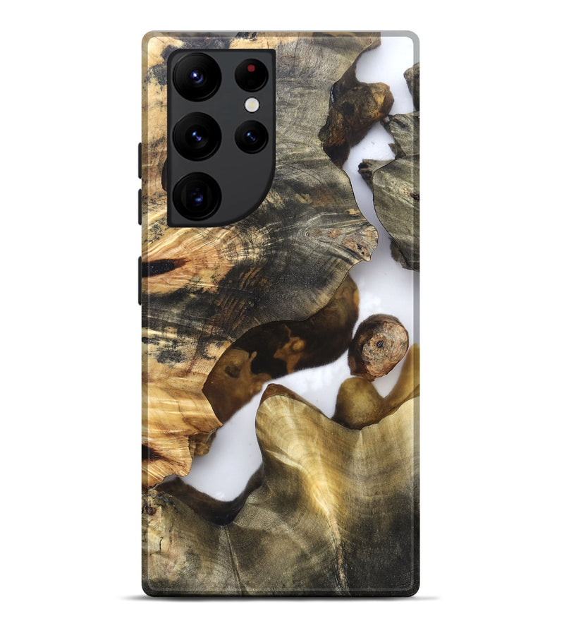Galaxy S22 Ultra Wood Live Edge Phone Case - Marian (Clear, 819248)