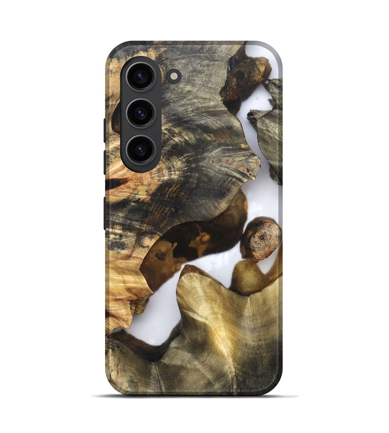 Galaxy S23 Wood Live Edge Phone Case - Marian (Clear, 819248)