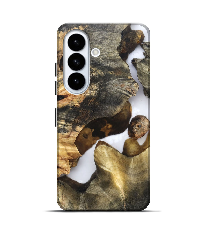 Galaxy S26 Wood Live Edge Phone Case - Marian (Clear, 819248)