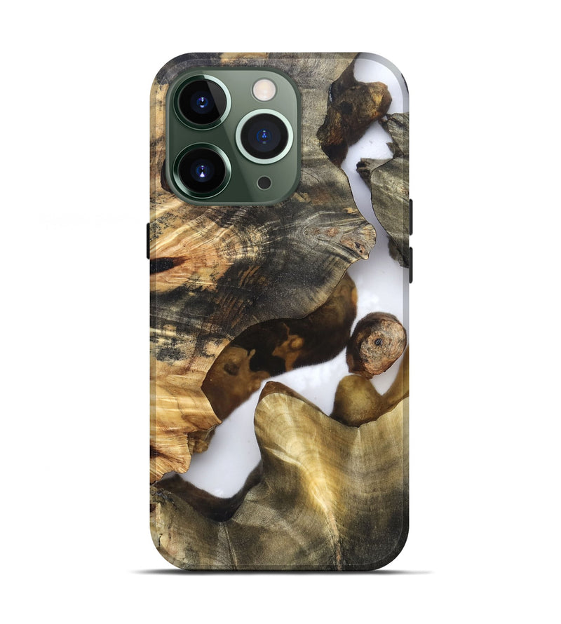 iPhone 13 Pro Wood Live Edge Phone Case - Marian (Clear, 819248)