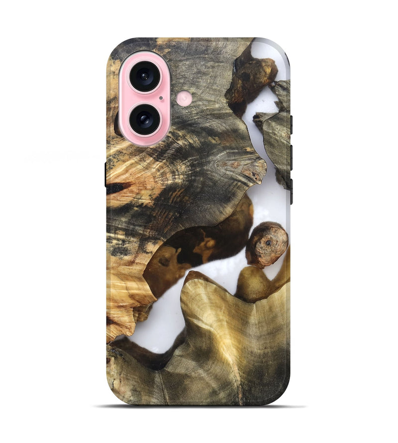 iPhone 17 Wood Live Edge Phone Case - Marian (Clear, 819248)