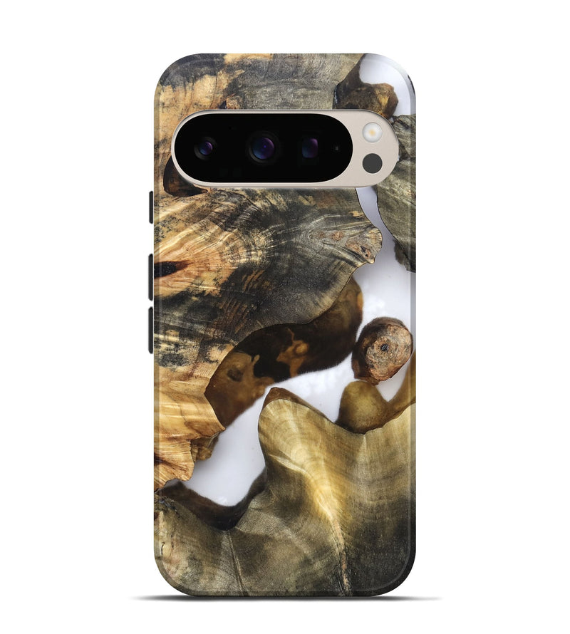 Pixel 10 Pro Wood Live Edge Phone Case - Marian (Clear, 819248)
