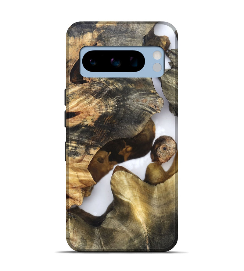 Pixel 8 Pro Wood Live Edge Phone Case - Marian (Clear, 819248)
