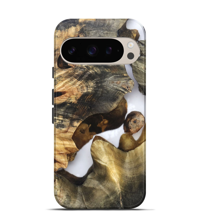 Pixel 9 Wood Live Edge Phone Case - Marian (Clear, 819248)