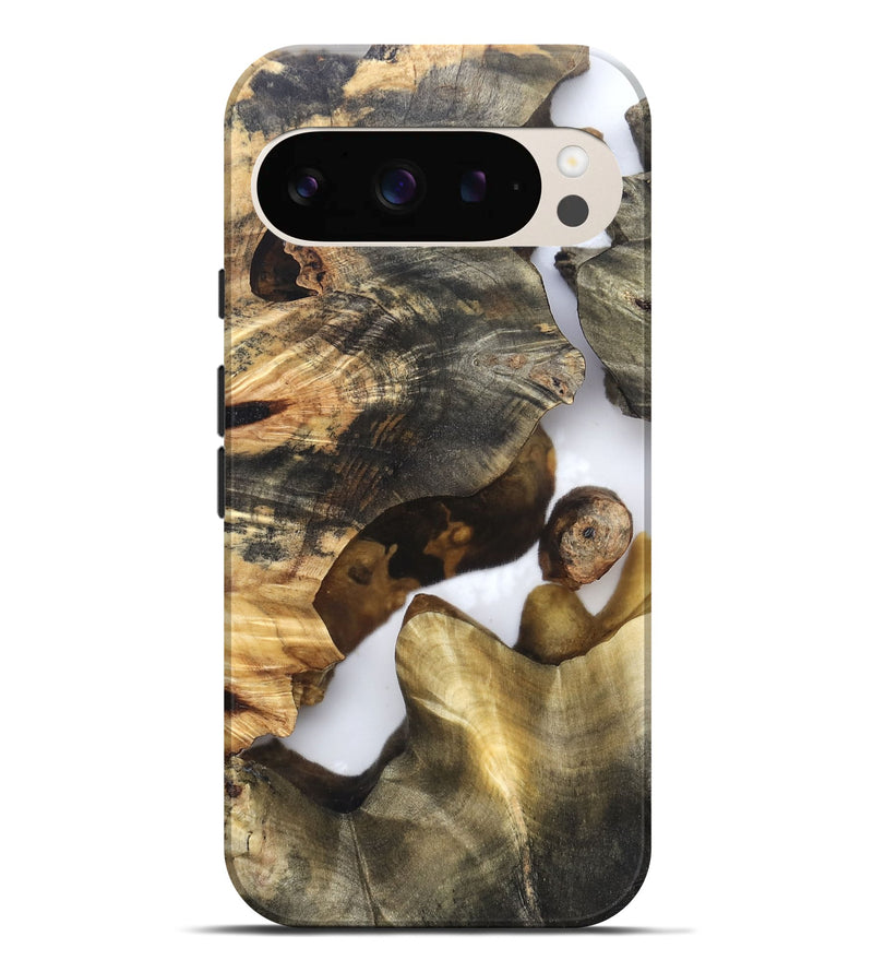 Pixel 9 Pro XL Wood Live Edge Phone Case - Marian (Clear, 819248)